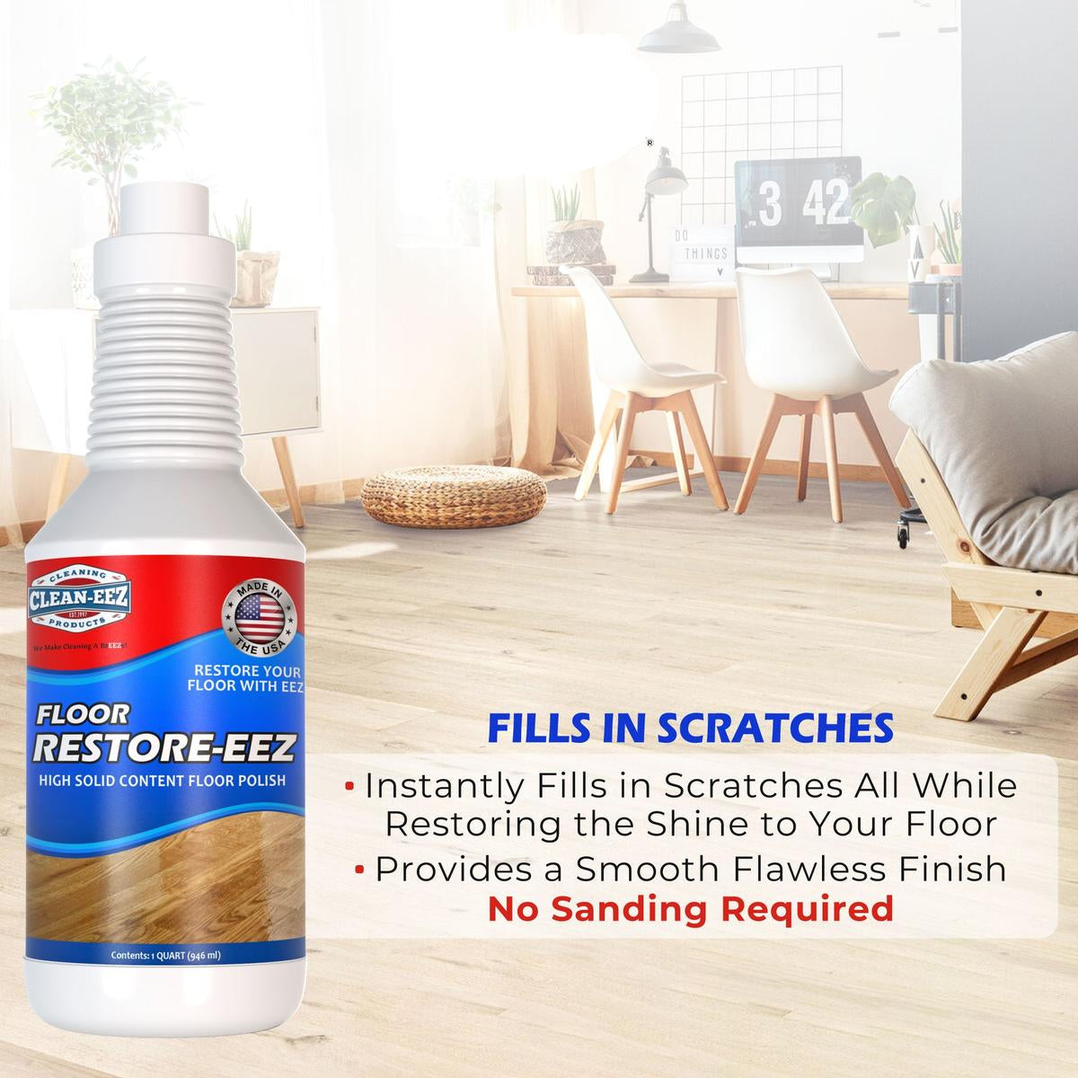 Floor Restorer & Polish for Wood & Hard Floors