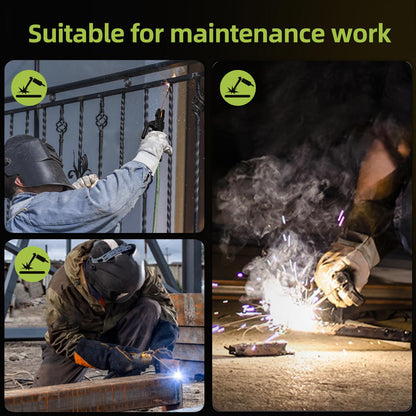 155A Mini Portable Stick Welder – 110/220V Smart Voltage, Digital LED Display, MMA Arc Welding Machine