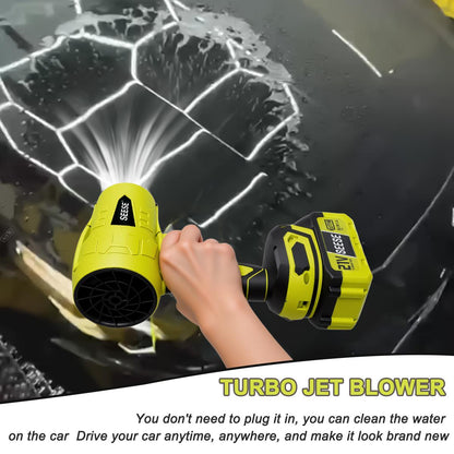 High Power Cordless Turbo Blower – Handheld Air Duster for Car, Leaves & Snow