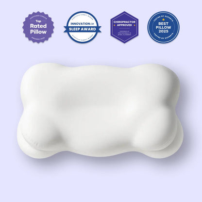 Ergonomic Cervical Memory Foam Pillow with Cooling Case