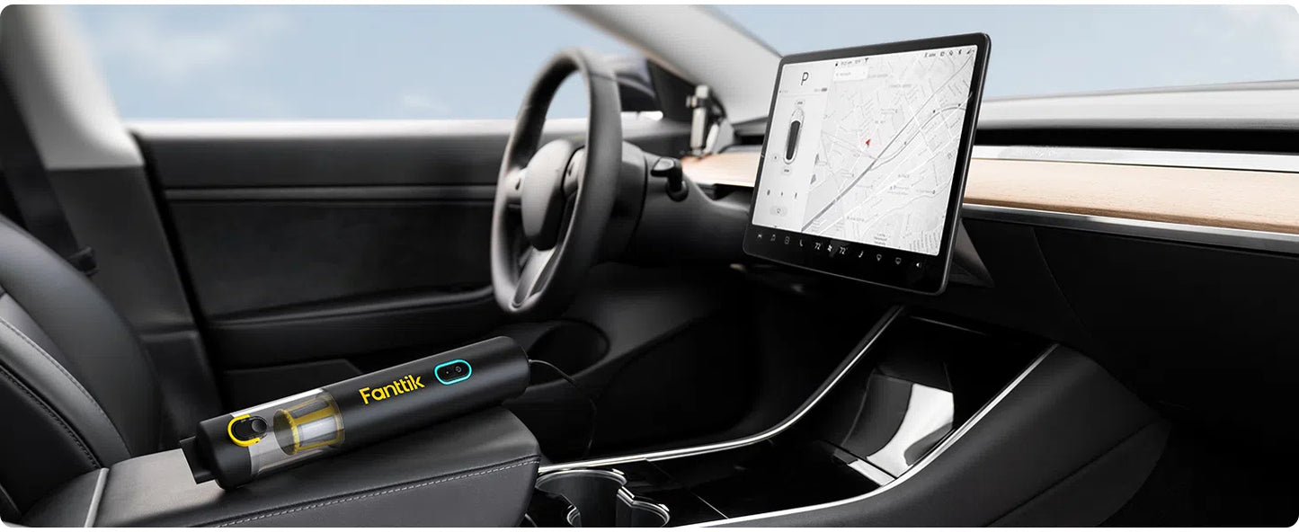 19000Pa Mini Cordless Car Vacuum 4-in-1