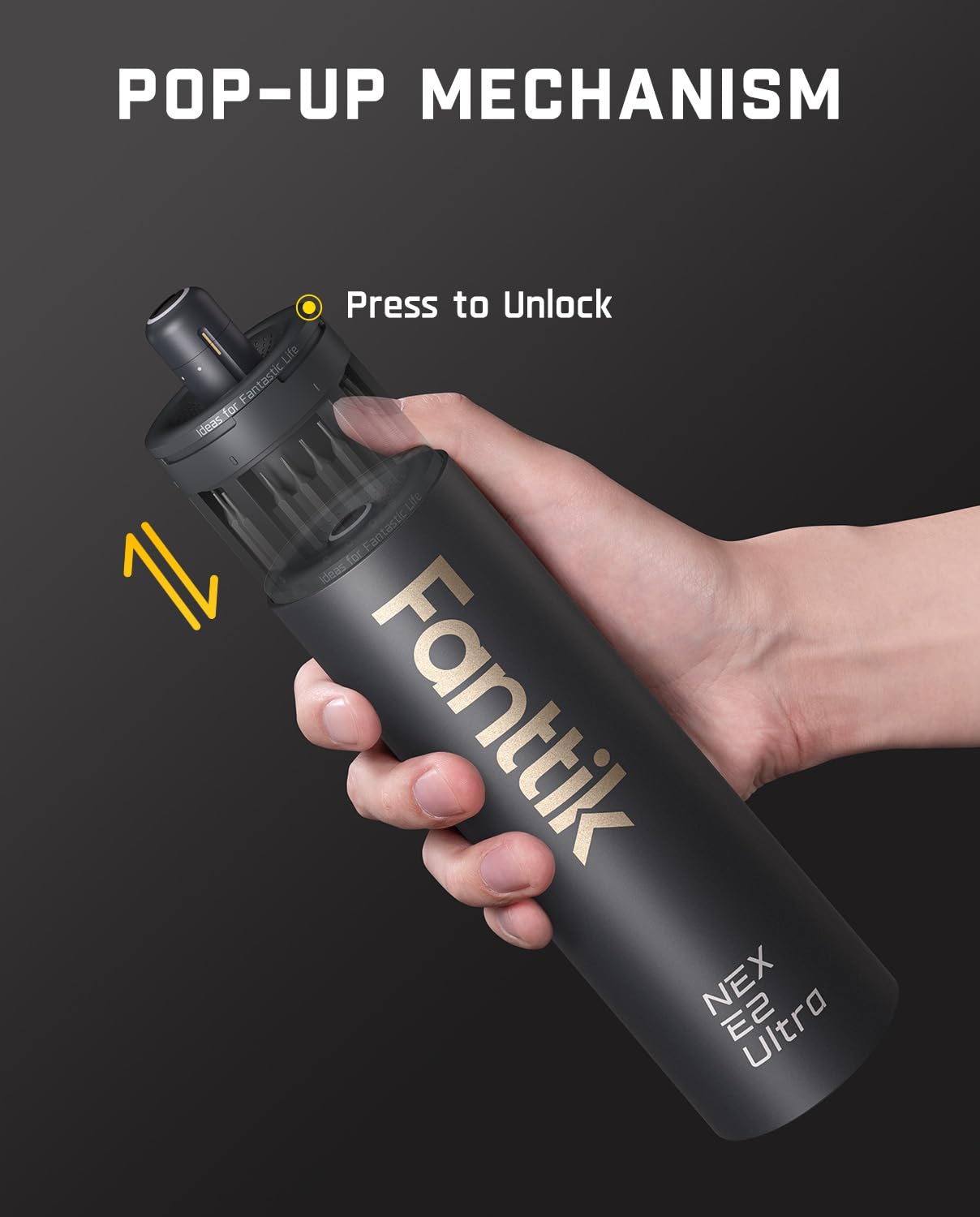 Ultra Mini Electric Screwdriver Set, Cordless Precision Screwdriver 0.6Nm, 50 Magnetic Bits, 5/32'' Hex for Electronics Repair