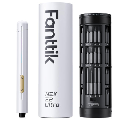 Ultra Mini Electric Screwdriver Set, Cordless Precision Screwdriver 0.6Nm, 50 Magnetic Bits, 5/32'' Hex for Electronics Repair