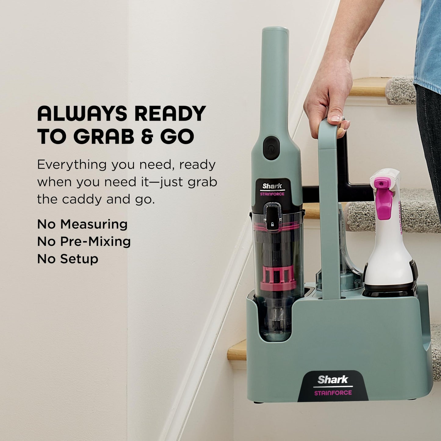 Cordless Handheld Spot & Stain Cleaner with Storage Caddy