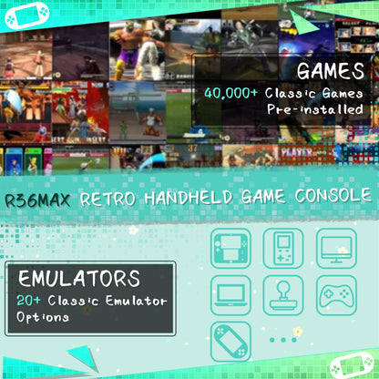 Retro Handheld Game Console with 40,000+ Games
