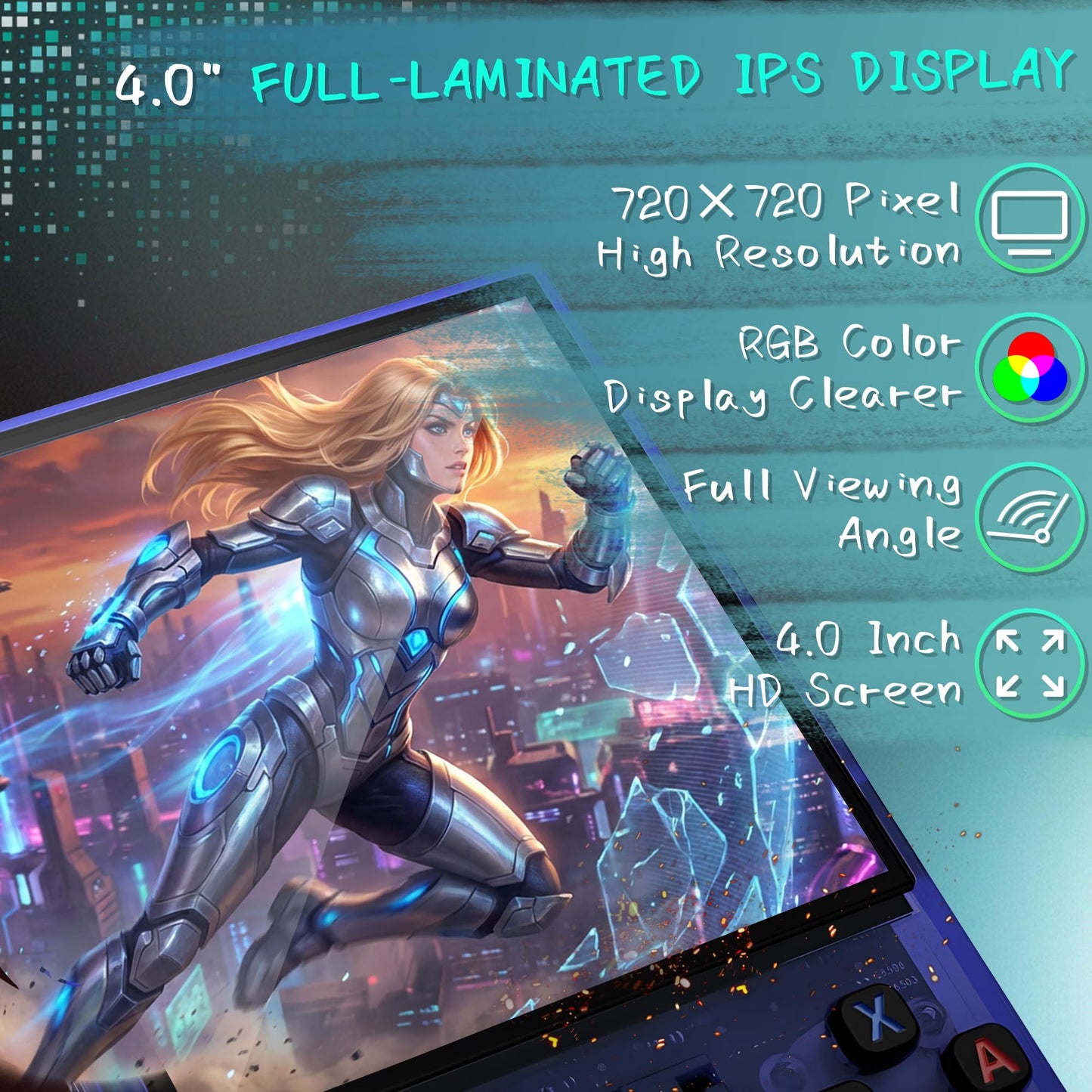 Retro Handheld Game Console with 40,000+ Games